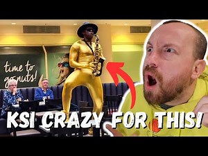 KSI CRAZY FOR THIS! Black Epic Sax Guy (REACTION!) JJ Olatunji