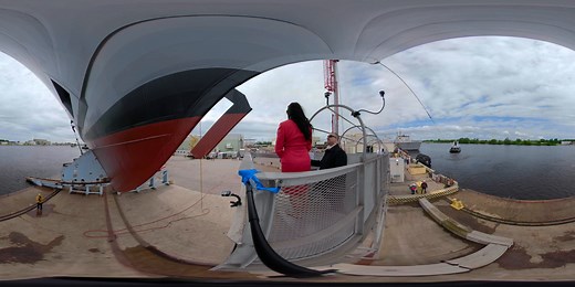 10K views · 394 reactions | Be there on the platform with Ship Sponsor Jodi J. Greene as she christens Littoral Combat Ship 21, the future USS Minneapolis-Saint Paul in our 360-video right here in your Facebook app! Learn more about these speedy ships here: https://lmt.co/31EYUif | Lockheed Martin | Facebook