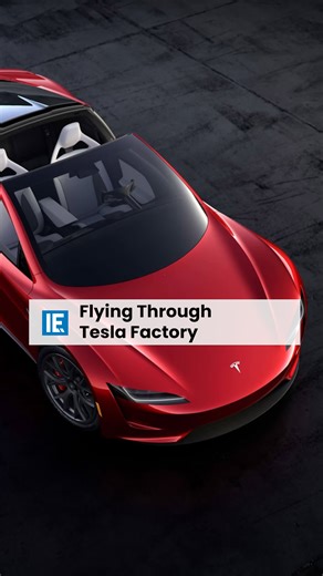 49K views · 243 reactions | Flying through Tesla Gigafactory Berlin-Brandenburg in one minute. | Interesting Engineering | Facebook