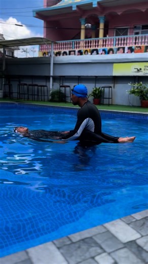 Swimming Everyday on Instagram: "New style of teaching, how to swim. Just for fun. #bestswimschoolinnepal #swimmingtips #learntoswim #swimmingeverydaynepal #viral"
