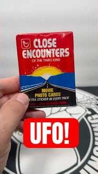 Vintage UFO Cards?! Opening a 1977 Close Encounters Pack!