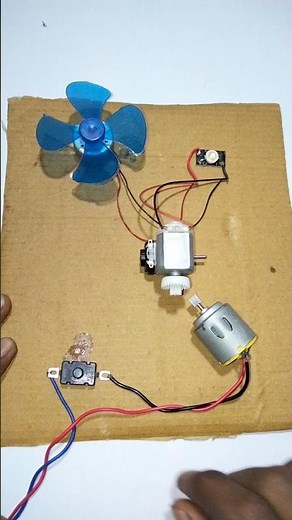 Generating Electricity Using New Gear Motor Generator _ Gear Motor #dcmotor #tech #shorts #project
