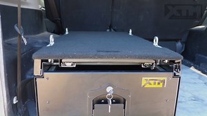 The XTM Modular Drawer with Slide is a great storage solution for the back of your rig.The drawer has been constructed of galvanised steel with strong tie down points. As well as the fridge slide on top, there is also a slide out cutting board to make it easier for lunch on the go. The drawer is carpeted inside and out and is lockable for added security. The modular design also means that the drawer can be stacked or put side by side in your vehicle. Check it out - http://bit.ly/2XJrqgQ | BCF - 