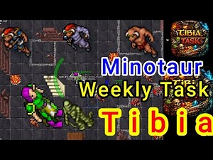 Tibia Weekly Task de Minotaur Minotaur Guard Minotaur Mage #tibiatask