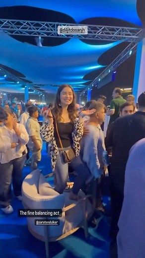 Instant Bollywood on Instagram: "Sara Tendulkar grooving to Diljit Dosanjh’s tunes in Mumbai! . 📸: @vedika_kaul_vyas . #saratendulkar #diljeetdosanjh #instantbollywood #pb"