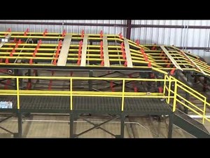 Lumber Stacker Line with Stick Bundler System