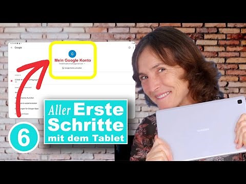 Connect the tablet to a Google account. Tablet course for beginners, part 6.