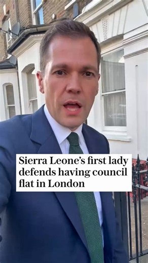 Why on earth does the First Lady of Sierra Leone get a council flat in London? @reformparty_uk would boot her out and give it to a homeless veteran. Our people must come first. Always.