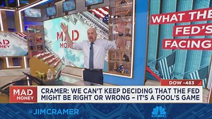 The Fed can't stop raising interest rates due to these 4 factors, Jim Cramer says