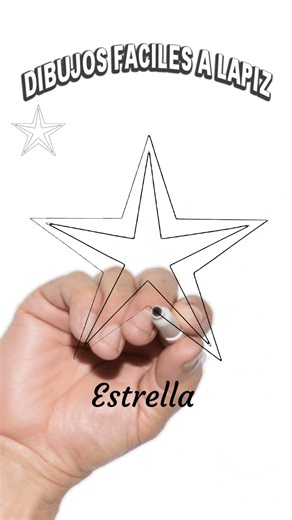Cómo Dibujar una Estrella ⭐ (Star) ✏️⭐ | Dibujos Fáciles a Lápiz