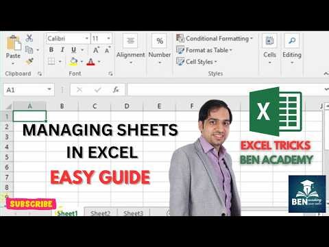 How to Manage Worksheets in Microsoft Excel | Move, Rename, Group & Organize Sheets