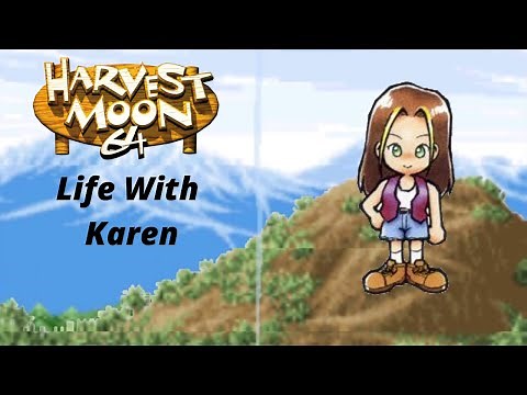 Harvest Moon 64 - Karen (Events, Dialogue, Marriage)