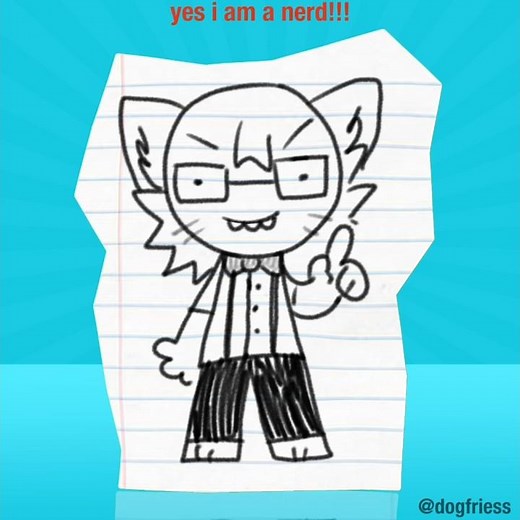 yes i am a nerd🤓 - animation
