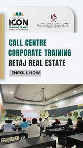 1.6K views | "Mastering the art of conversation: Advancing skills in Call Center Corporate Training." (RETAJ REAL ESTATE)✨ Join us for the Call Center Training Programs!! For more information contact us at - +974-33768290 . . .#CallCenterTraining #customerserviceskills #ContactCenterTraining #EmpowerAgents #ServiceExcellence #communicationskills #customerexperience #traininganddevelopment #customercare | ICON Training Centre | Facebook