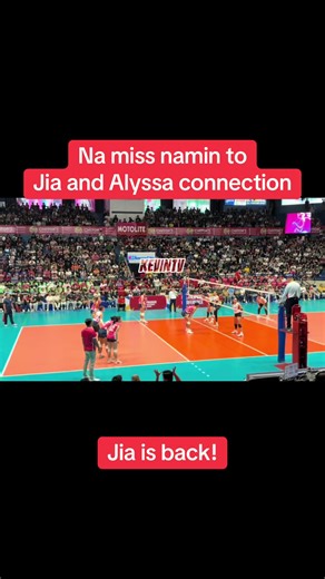 Na miss namin ang JiaLy connection #alyssavaldez #jiadeguzman #pvl #creamlinecoolsmashers