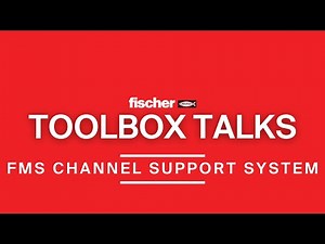fischer FMS Channel Support System | fischer ToolBox Talks Training