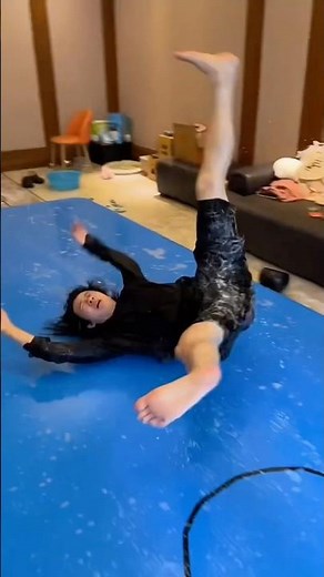 Soapy Slide Challenge With Friends 😂