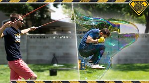 How to make enormous bubbles that actually last