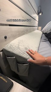 10/10 Recommend this purchase if you have things constantly falling behind your headboard! #amazon #amazonfinds #amazonhomefinds #bedwedge #problemsolved