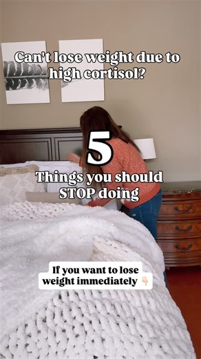 𝑨𝒎𝒂𝒏𝒅𝒂 𝑩𝒐𝒓𝒄𝒉𝒂𝒓𝒅𝒕 | Conquering Cortisol Control on Instagram: "Things I stopped 🛑 I was working out 5 days a week, dieting and doing ALL the things!!! The scale didn’t budge! I’d sit on my living room couch tears streaming down my face after the kids went to bed. What is wrong with me?! Why can’t I lose weight, why am I so exhausted I’d think. Little did I know, my body was battling with High Cortisol which was keeping me tired, bloated and inflamed. After I learned how to balance