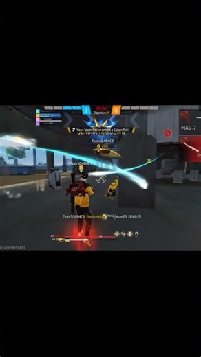 ​M60 Full Auto Madness: The 1v4 Squad Wipe #freefire