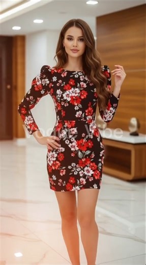 6 Stunning Floral Dress Colors | Trendy Fashion Look book 2025 💃🌸 #ootd #ai #fashion #aiart #dress