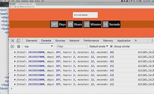 JavaScript Exercise Countdown Timer