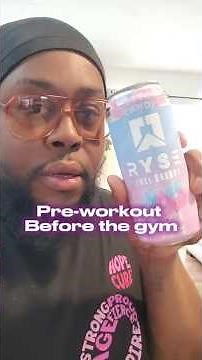 Trying @RYSE Supplements cotton candy (Pre-workout)😎💪🏾#fyp #fitness #Keto #preworkout #blkketoking