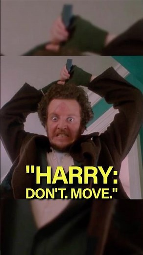 Marv Hits Harry with a Crowbar #homealone #comedyshorts