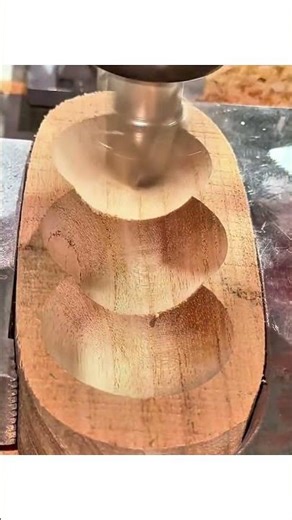 Solid Wood Transformation | From Block to Precision-Carved Piece ✨ #wood #woodworking #diyfurniture