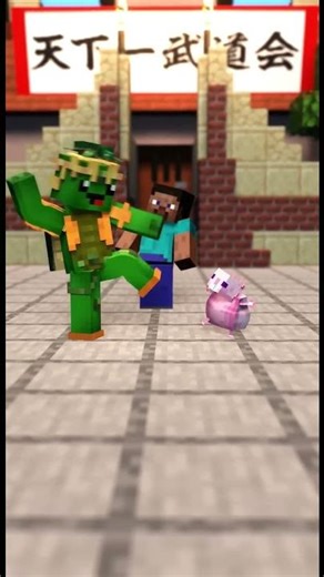 Minecraft Vs Turtle 😈 #shorts