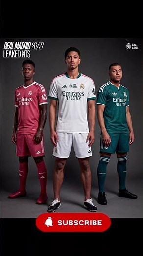 Real Madrid 2026/27 Official Kit. #football #fifa #realmadrid #ronaldo #worldcup