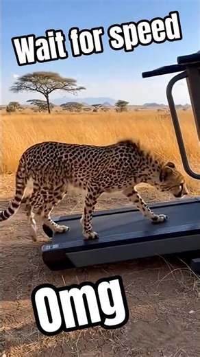 Cheetah Cardio Day 🐆🏃‍♂️ Wait for the sprint! #Shorts