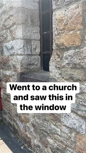 Went to a church and saw this in the window #fblifestyle This original video was produced by Rick Lax and Alex Z. | Absurd Games and Antics