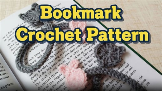 Cat & fish bookmark crochet pattern – creative cat bookmark ideas