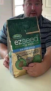 A Review Of Scotts EZ Seed Patch & Repair Sun and Shade Mulch, Grass Seed, Fertilizer Combination