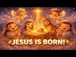 Jesus Is Born Today! 🎶 | Christian Christmas Song for Kids & Toddlers | Nativity Song