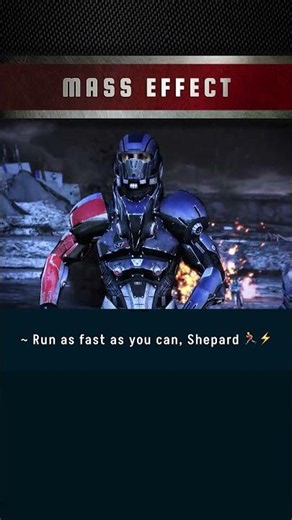 Run as fast as you can, Shepard 🏃‍♂️⚡ | Mass Effect 3