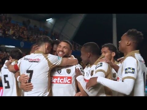 But de Abdallah Sima | Troyes vs Lens 2-4 | Résumé & Buts | Coupe de France 26