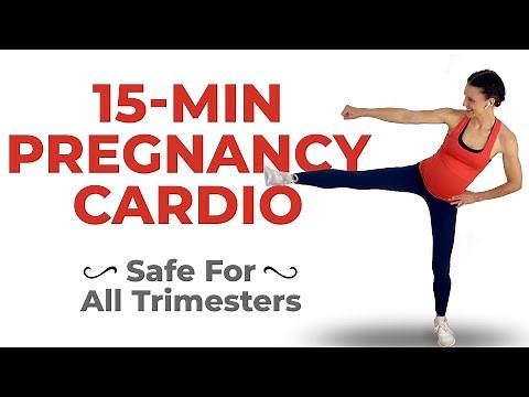 15 Minute Pregnancy Cardio Workout (First Trimester, Second Trimester, Third Trimester Workout)