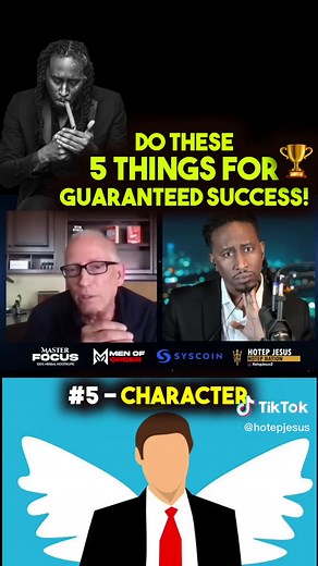 ALL successful people do these 5 things! Watch full interview on YouTube. #shorts #success #viral #hotepjesus #scottadams #dilbert