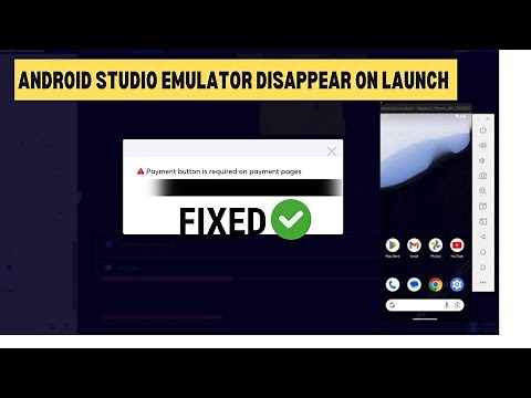 Android Emulator disappears on Launch and only visible on task bar-fixed