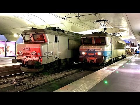 De Paris Austerlitz à Limoges Bénédictins en cabine de la BB7268