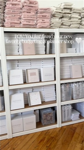 POV: You Found a Budgeting & Planner Shop