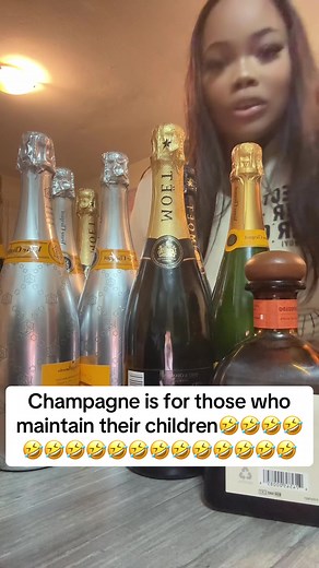 Champagne is for those who maintain their children