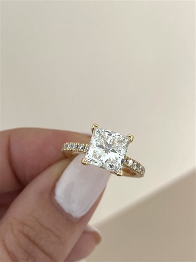 14K views · 87 reactions | It's national princess day! Tag a princess who deserves a diamond  What better way to celebrate than with an iconic princess cut diamond engagement ring? Shop princess cut rings now: https://www.thediamondstore.co.uk/engagement/shapes/princess #princessday #nationalprincessday #princesscut #princesscutring #engagementring #engagementringstyles #engagementringinspo | The Diamond Store | Facebook