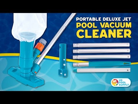 U.S. Pool Supply - Portable Deluxe Jet Pool Vacuum Cleaner
