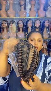 Glueless cornrow bun wig Colour 33 #gifthairmpire | GIFT Hairmpire