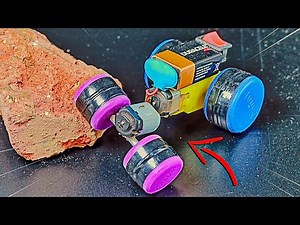 Make a Simple DC Motor Car That Climbs Anywhere!