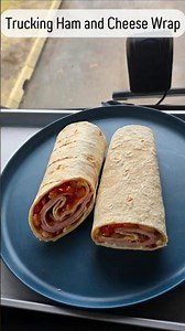 ​Quick & Easy Ham and Cheese Wraps | Trucker Life 🌯